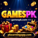 GAMES PK APK latest version interface showing simple gameplay and reward earning features for users in Pakistan